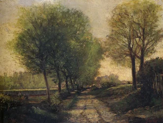 Lane egy kisváros közelében